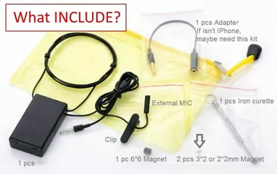 FULL SET With MICRO Spy Magnetic Earpieces Neckloopmicro. EXPRESS SHIPPING • $69