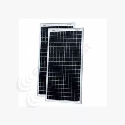 80w (40w+40w) Solar Panels With 2 X 5m Cable • £161.49