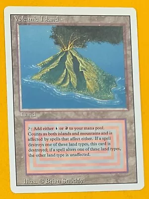 MTG VOLCANIC ISLAND Revised (OldManMTG 007-168) • $745