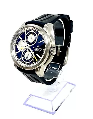 Mens Maurice Lacroix Pontos 44mm Automatic Titanium Swiss Chronograph Wristwatch • $550