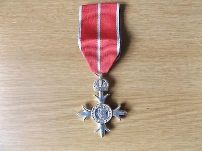 Full Size Replica Member Of The British Empire MBE Medal. Military Award/Ribbon • £9.99