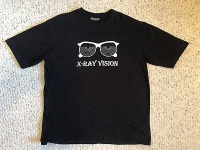 $20 • Buy X-RAY VISION Glasses T-Shirt X-Large Black Vintage Comic Book Novelty Halloween