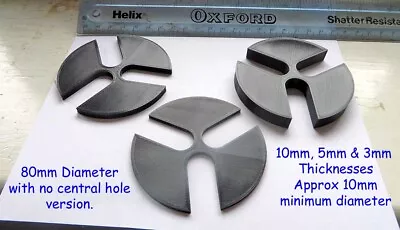 New 3D Printed Set Of 3 NO CENTRE HOLE Stackable Lathe Spiders Suit MYFORD Etc • $18.67