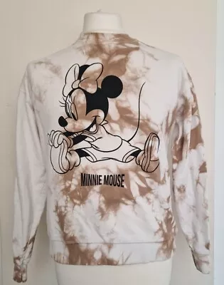 Disney Womens Jumper Minnie Mouse White Small Long Sleeve Cotton  • £1.99