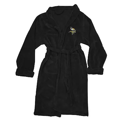 NEW NFL  Football Minnesota Vikings L/XL Bathrobe Lounge Sleep Robe - One Size • $51.21