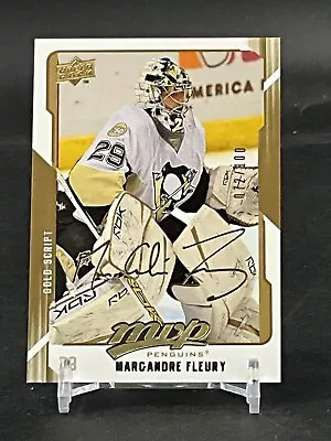 Ltd Ed 2008-09 Ud Mvp Gold Script #237 Marc Andre Fleury Penguins 072/100 • $14.48