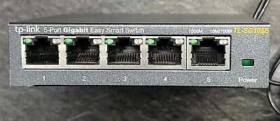 TP-LINK TLSG105E 5-Port Gigabit Ethernet Switch • £0.99