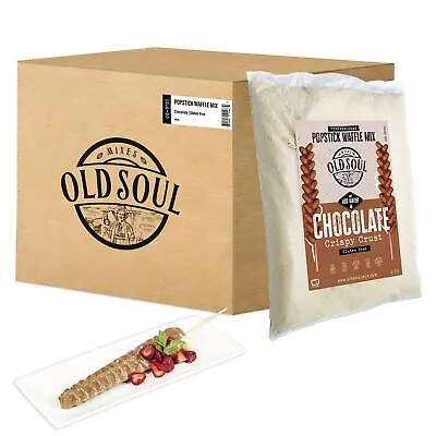 OldSoul Popstick Waffle Mix | GLUTEN FREE | 30 Lbs | 112 Chocolate Stick Waffles • $139.99