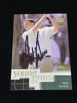 Matt Kuchar Signed 2001 Upper Deck Rookie Card JSA COA Golf Auto • $29.99