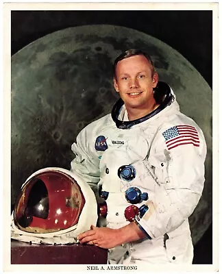 Official Color NASA Photograph SIGNED By Neil Armstrong - Zarelli Space Auth LOA • $1625