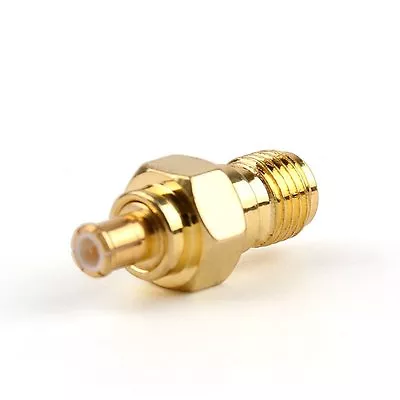 $7.46 • Buy 1Pc Adapter SMA Female Jack To MCX Male Plug RF Connector Straight Gold Plat