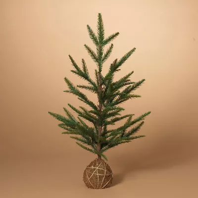 Miniature Pine Tree With Round Base - 24  H - Christmas Holiday  • $13.29