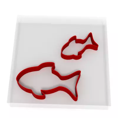 £4.29 • Buy Fish 2 Cookie Cutter Set Of 2 Biscuit Dough Icing Shape Ocean Sea Coral Reef