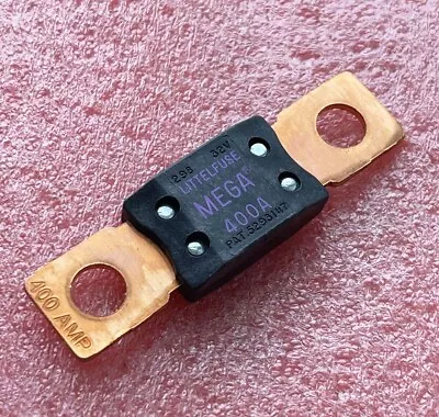 ORIGINAL Littelfuse 0298 Series 0298400 MEGA Car Fuse 400A 32V  Time Delay • $8.50