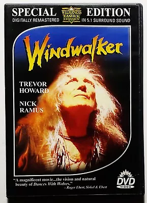 Windwalker (DVD 2003) *RARE OOP* 1981 Trevor Howard Nick Ramus Native American • $9.99