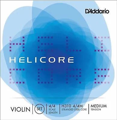 $31 • Buy Helicore Violin Strings By D'Addario - Medium 4/4 