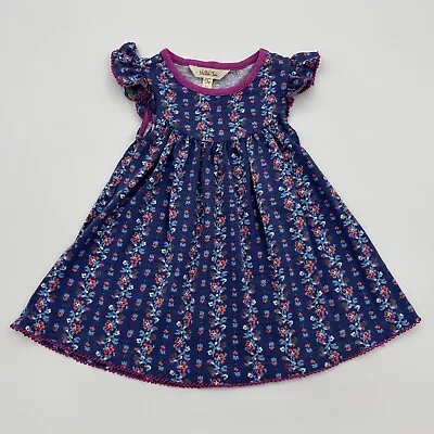 MATILDA JANE Choose Your Own Path Playtime Pearl Dress Purple Floral Size 2 2T • $22.95