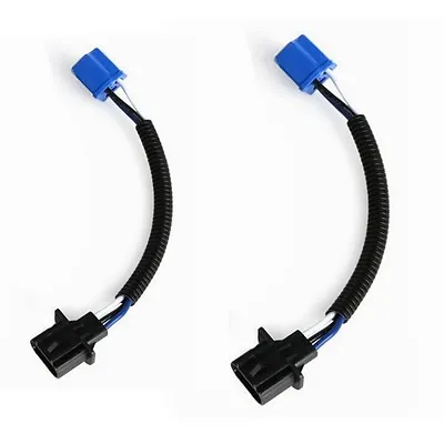 2x H4 9003 To H13 9008 Pigtail Headlight Converter Cable Harness Socket Adapter • $7.99