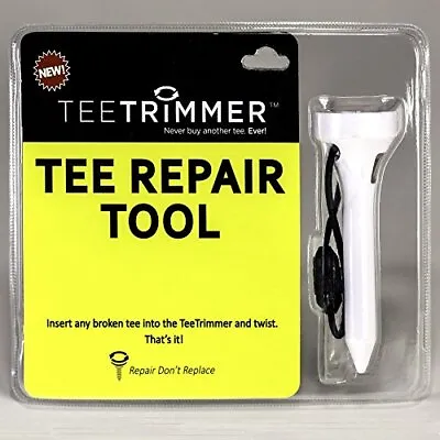 Tee Repair Tool Golfing Accessory Gadget Sharpens Broken Wood & Plastic Tees • $17.61