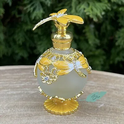 $15.75 • Buy Dragonfly Vintage-Style Perfume Bottle 25mL In Pineapple Yellow