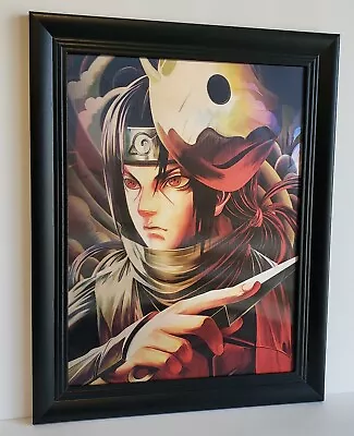 Itachi 3D Holographic Lenticular Poster WITH FRAME!!! Naruto Very Nice! • $22.50