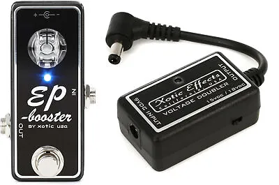 Xotic EP Booster Mini Boost Pedal + Xotic XVD-1 Value Bundle • $166