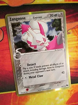 $5.99 • Buy LP Pokemon (Holo) ZANGOOSE δ Card (POP SERIES-5) Set 15/17 Common PROMO