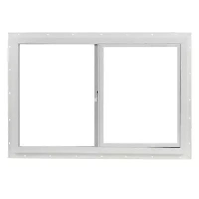 35.5 In. X 23.5 In. Utility Left-hand Single Slider Vinyl Window Single Glass • $158.62