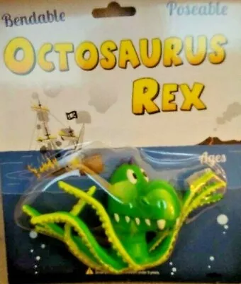 Octosaurus Rex (Octopus W/ A T-Rex Head) Bendable/Poseable Action Fig. OTWT NEW! • $14.15