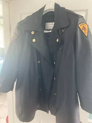 NYPD Mounted Police Leather Jacket  • $450