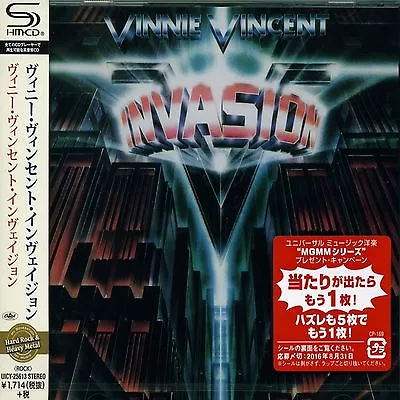 VINNIE VINCENT INVASION - SELF TITLED -  Japan Jewel Case SHM - CD - UICY-25613 • $30.95