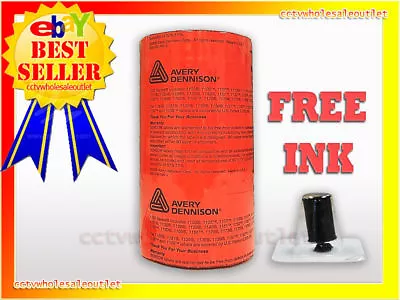 Genuine Monarch 1130 Fluorescent Red Labels 10 Rolls • $31.30