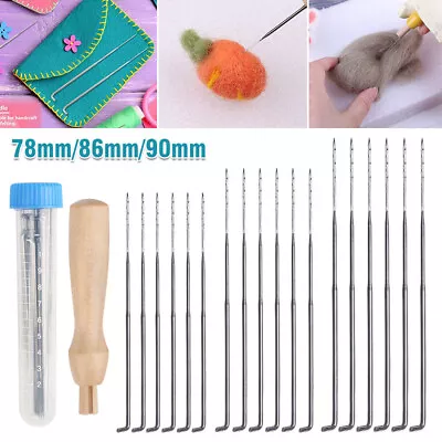 20PCS 78/86/90MM Felting Needles DIY Hand Wool PIN Felt Tools Kits Embroidery • £3.70