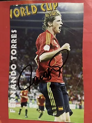 £9.99 • Buy Fernando Torres- Spain Footballer Signed Picture 