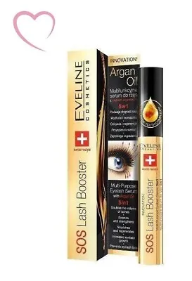 £4.99 • Buy Eveline SOS Eyelash Conditioner 5in1 Serum Argan Oil Eyelash Growth 10ml