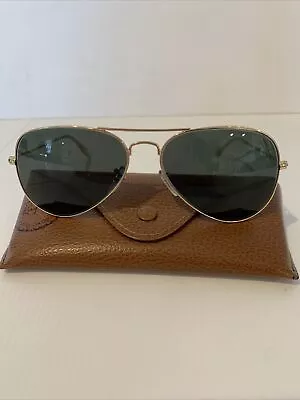 Ray Ban Aviator Sunglasses Gold Frame R83025 • $59