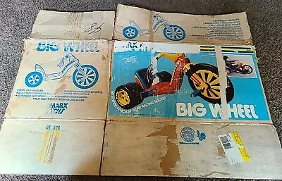 1970's BIG WHEEL BY MARX VINTAGE BOX ONLY RARE SURVIVOR #5045 REAR RACING SLICK • $119.99