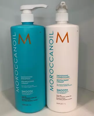 Moroccanoil SMOOTHING Shampoo & Conditioner Duo Set 33.8 Oz • $119