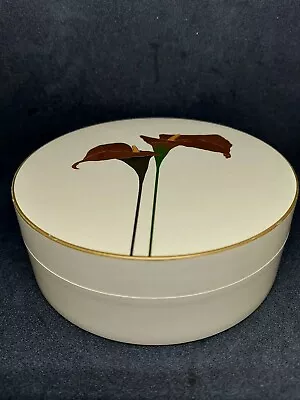 Vintage OTAGIRI Japan Melamine Set Of 6 Boxed Coaster Golden Calla • £12