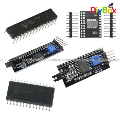 MCP23017 1602/2004/12864 5V LCD Expander Module I2C IIC Serial Interface • $2.37