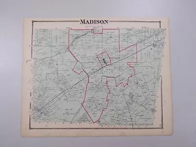 1870 Clarke County Ohio Atlas Map  / MADISON TOWNSHIP • $19.99
