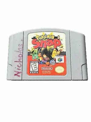 Pokemon Snap (Nintendo 64 1999) N64 - Cartridge ONLY - Authentic - TESTED ! • $11.04