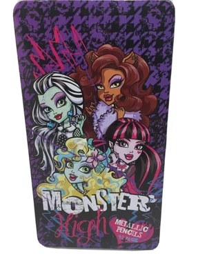 £15.98 • Buy Monster High Metallic Pencils In Case, Free Post