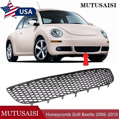 Fits 2006-2010 VW Beetle / Cabrio Front Bumper Grille Center Honeycomb Grill • $41.37
