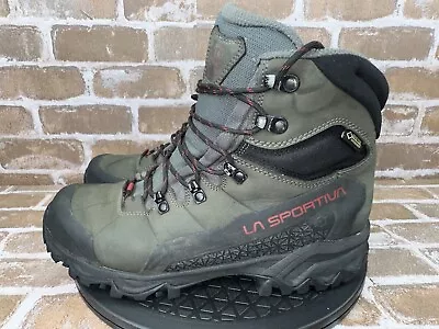LA Sportiva Nucleo High GTX Gore-Tex Sorround Gray Hiking Boots Men's Size 8.5 • $54.99