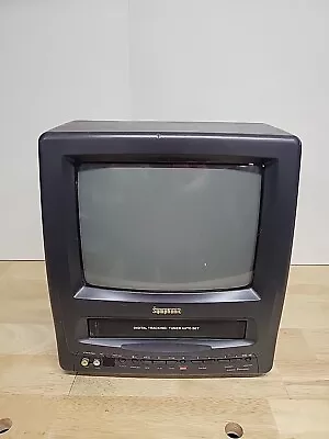 Symphonic 9 Inch TV/VCR Combo Model TVCR9E1 AS-IS NOT WORKING NO POWER CHORD • $25