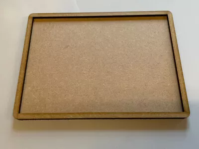 20mm Square 7x5 Laser Cut  Movement Tray. Infantry Base Skirmish. 140mm X 100mm • £4.99