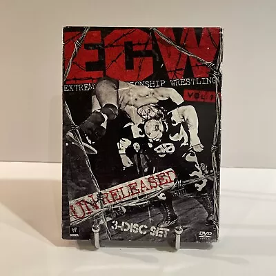 WWE: ECW Unreleased Vol. 1 (DVD 2012 3-Disc Set) • $9.95