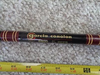 Vintage Garcia Conolon Fishing Rod Boat Heavy Action One Pc 6' 7  • $59