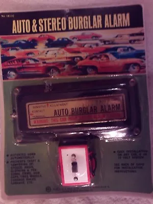 Vintage Hollywood Accessories Auto & Stereo Alarm..NOS G.M. FORD MOPAR • $8.99